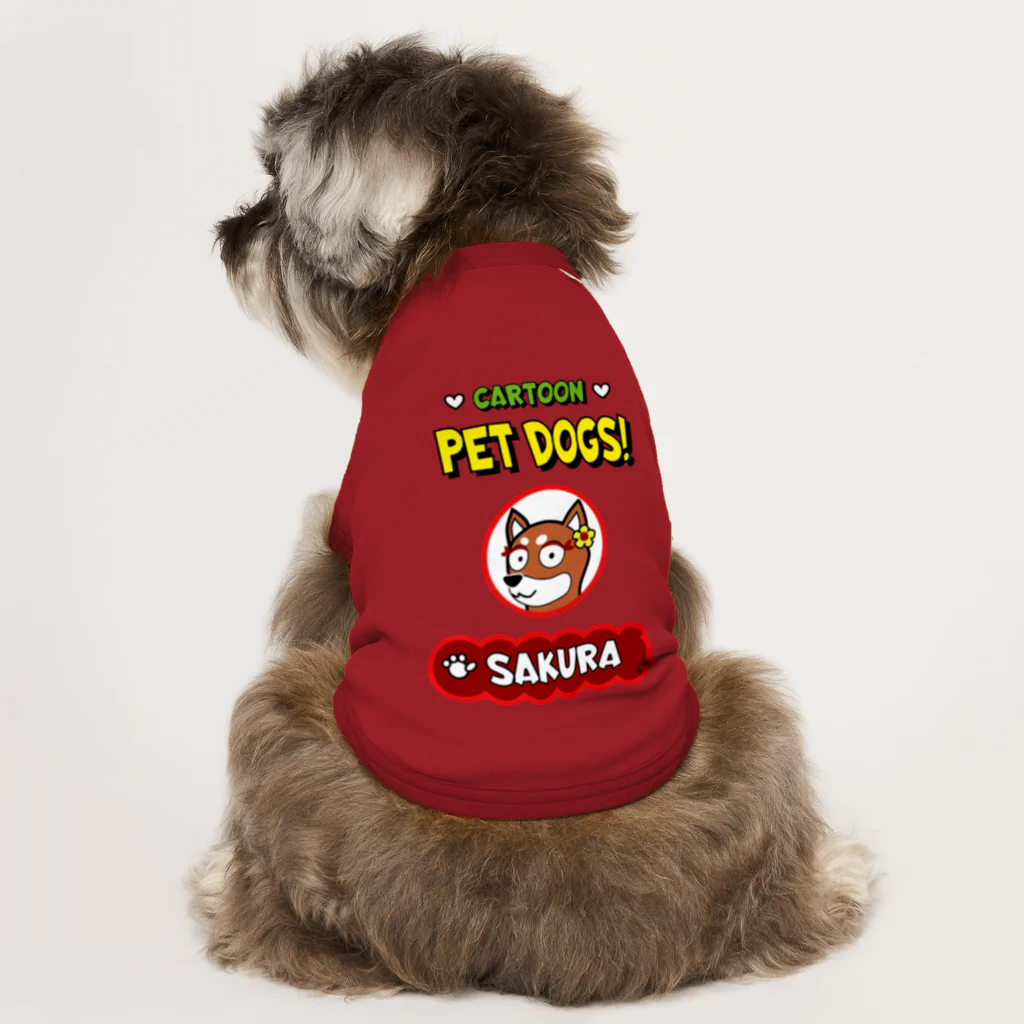 CARTOON PETDOGSの【214F】SAKURA様専用ドッグＴシャツ Dog T-shirt