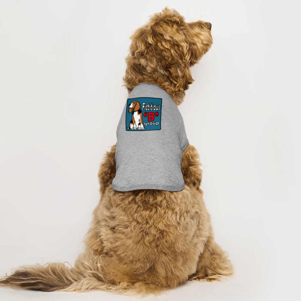 beagle meter the shopのfictitious B group Dog T-shirt