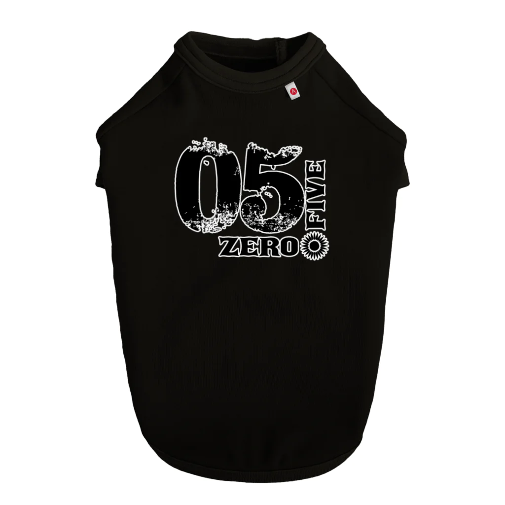 05 -ゼロファイブ-の05 -zerofive-ロゴ Dog T-shirt