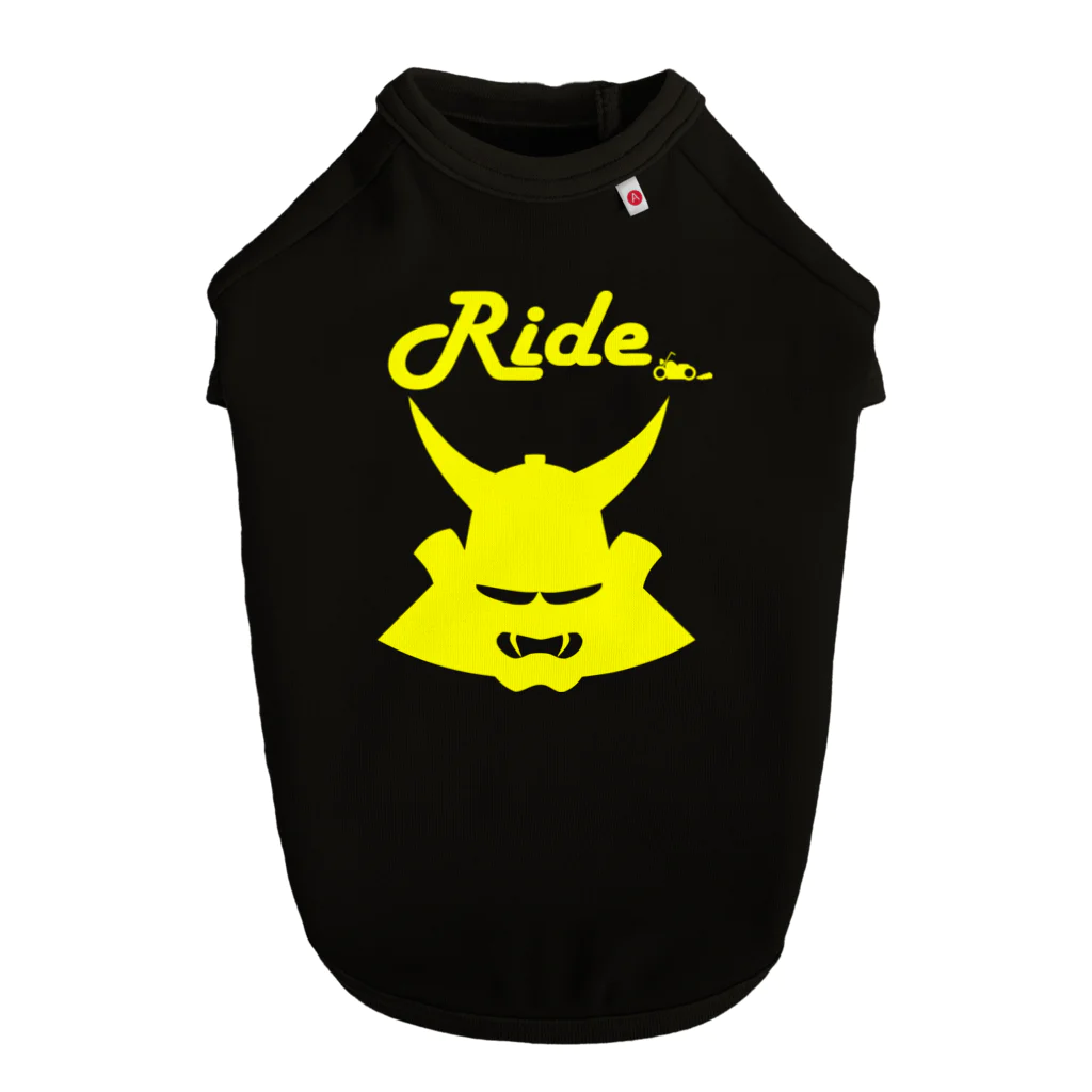 RAMUKiのRide兜（黄色） ドッグTシャツ