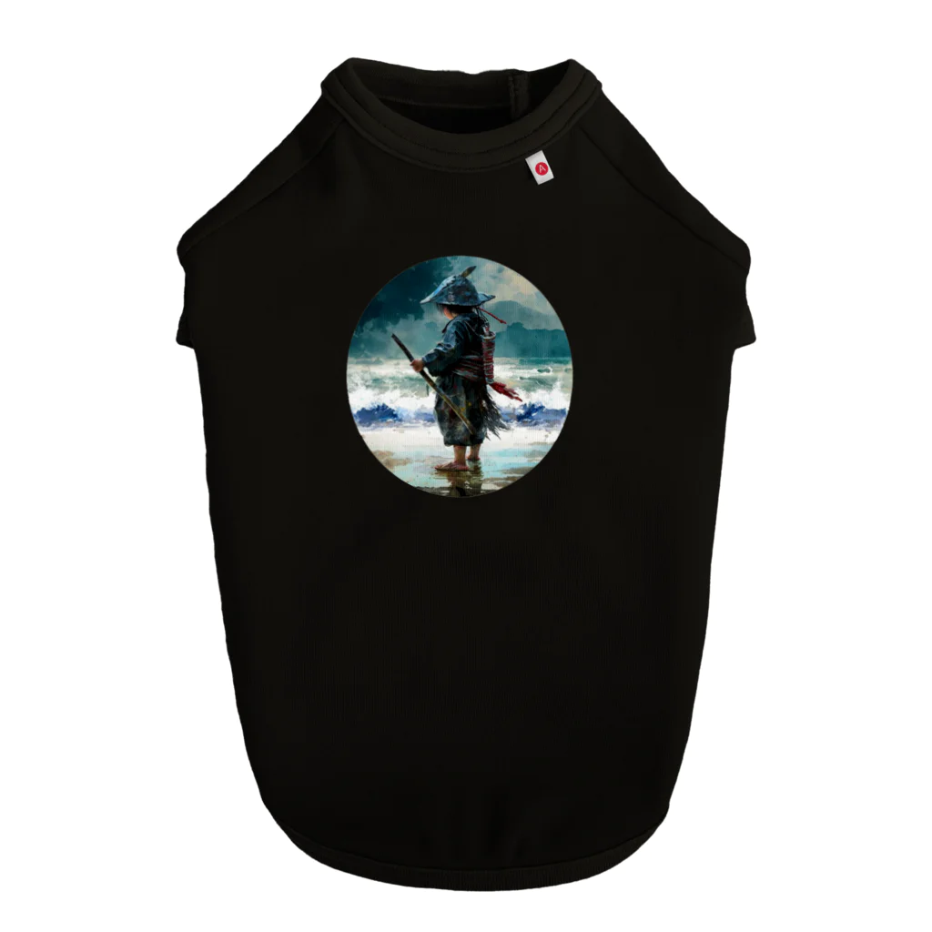 JAPANESKのLittle Samurai ドッグTシャツ