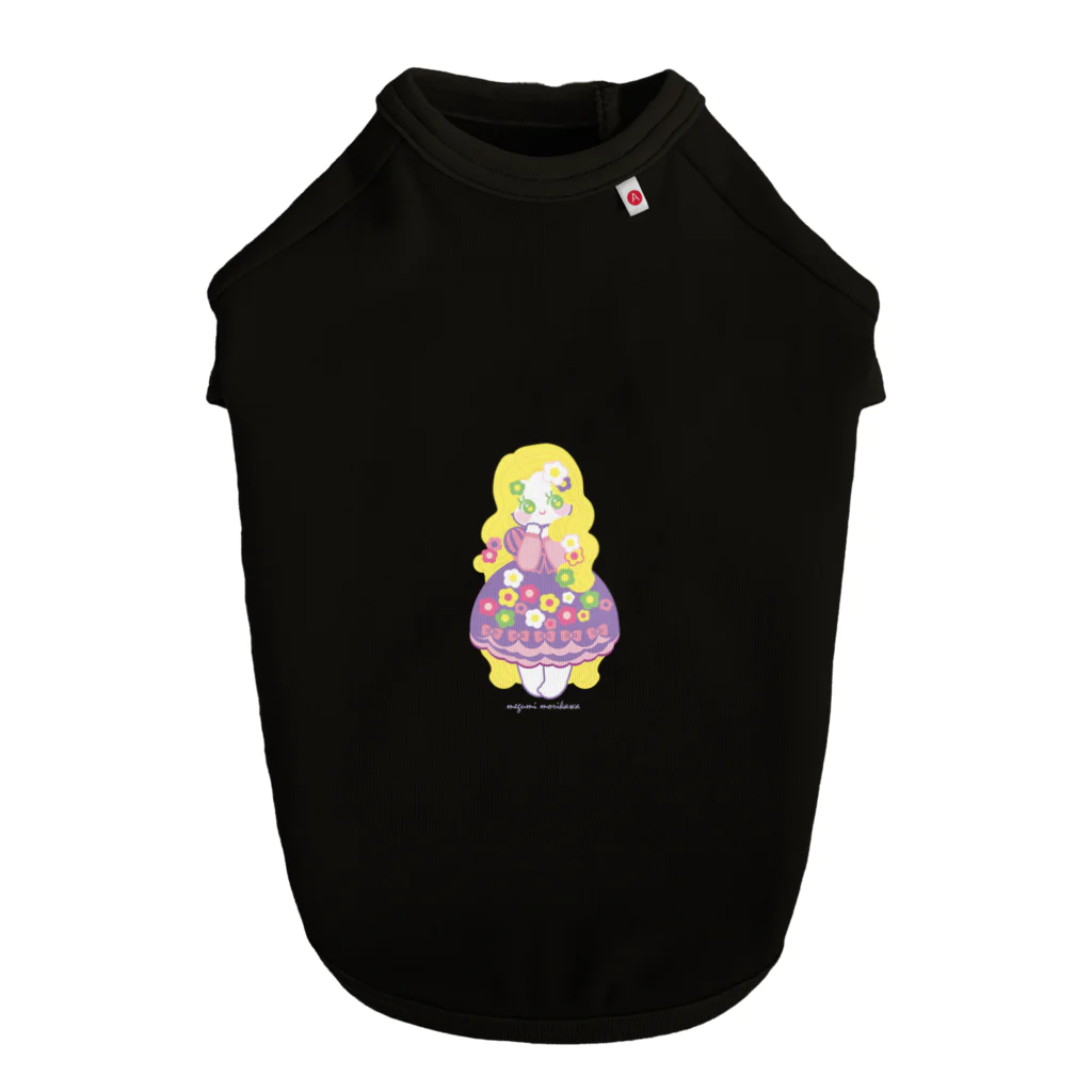 🎀りぼんぱ～ら～🎀のお花ラプンツェル ドッグTシャツ