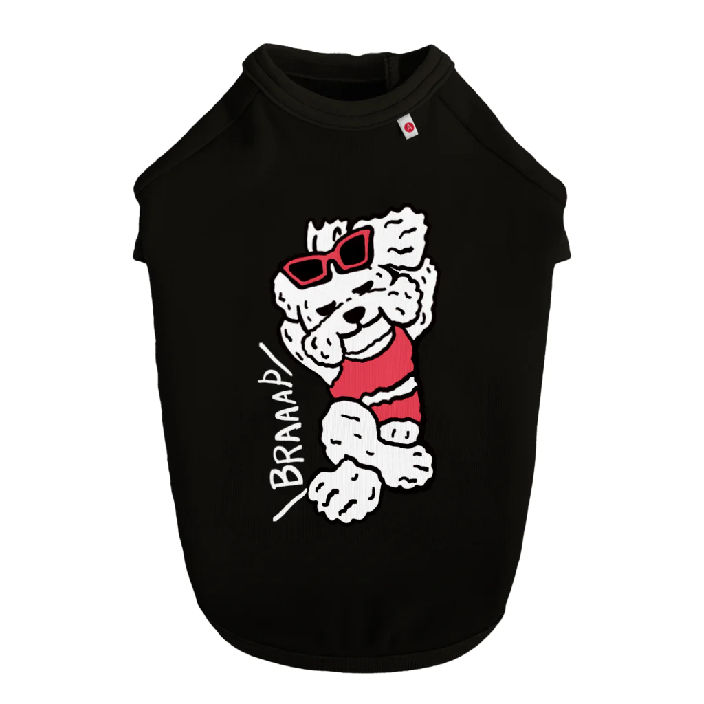 WON CHANCE ワンチャンスのマルチーズ君Braaap（ちぎらはるな） Dog T-shirt