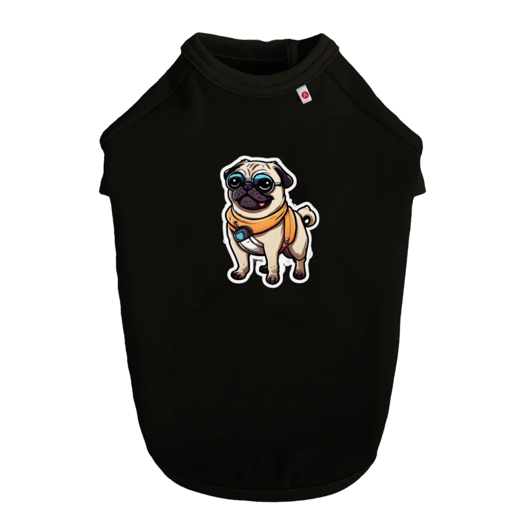 ern607の目がクリクリパグーちゃん Dog T-shirt