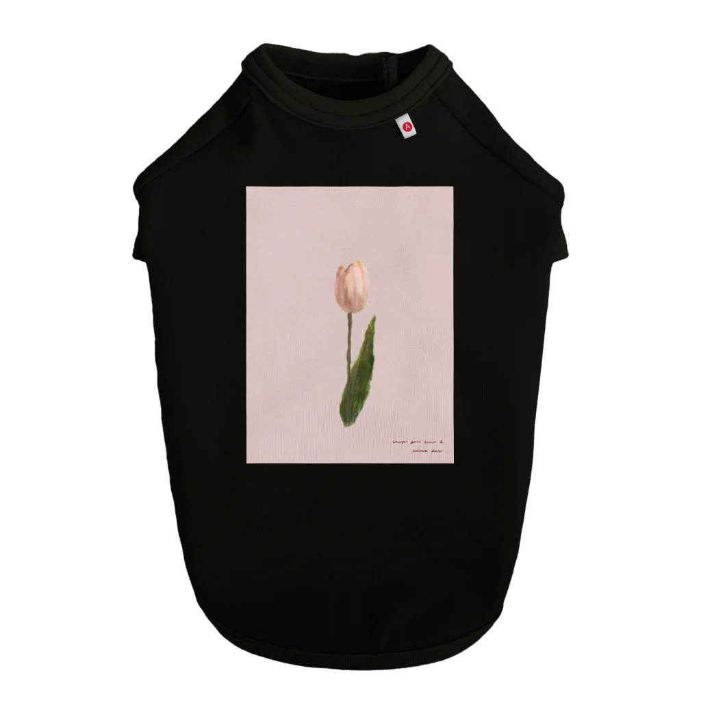 rilybiiの*Cherry Blossom ,Peach ,Tulip . ドッグTシャツ