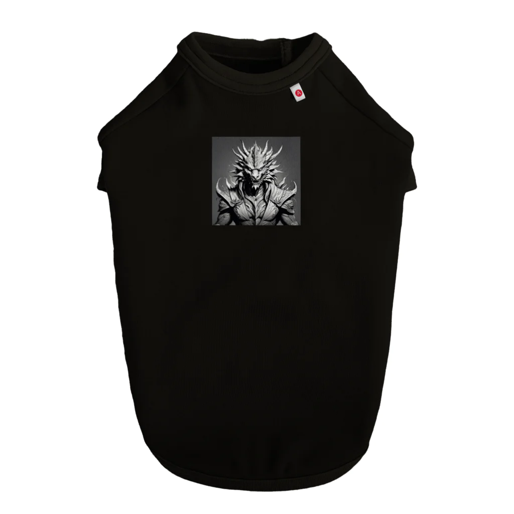 cotaro_worksのドラゴン 鉛筆画03 Dog T-shirt