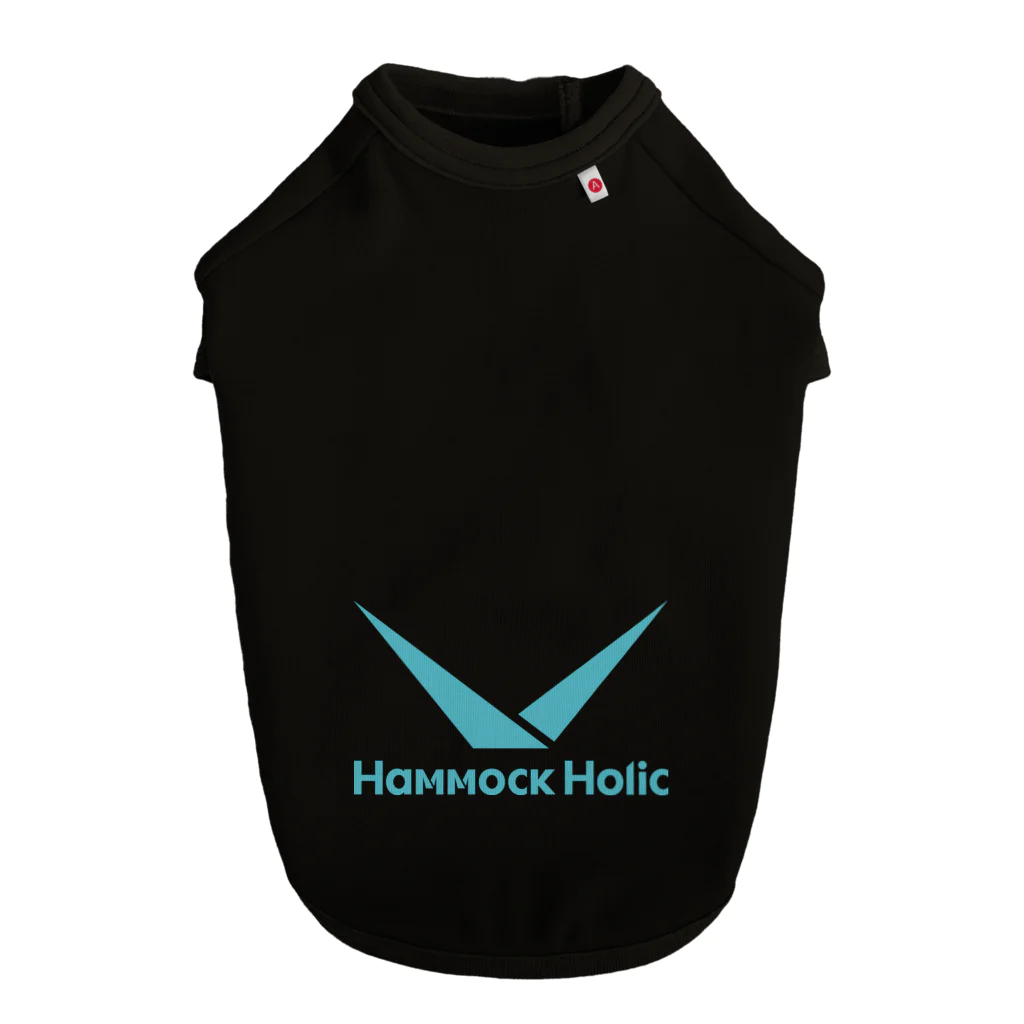 HAMMOCK HOLICの青ロゴシリーズ ドッグTシャツ