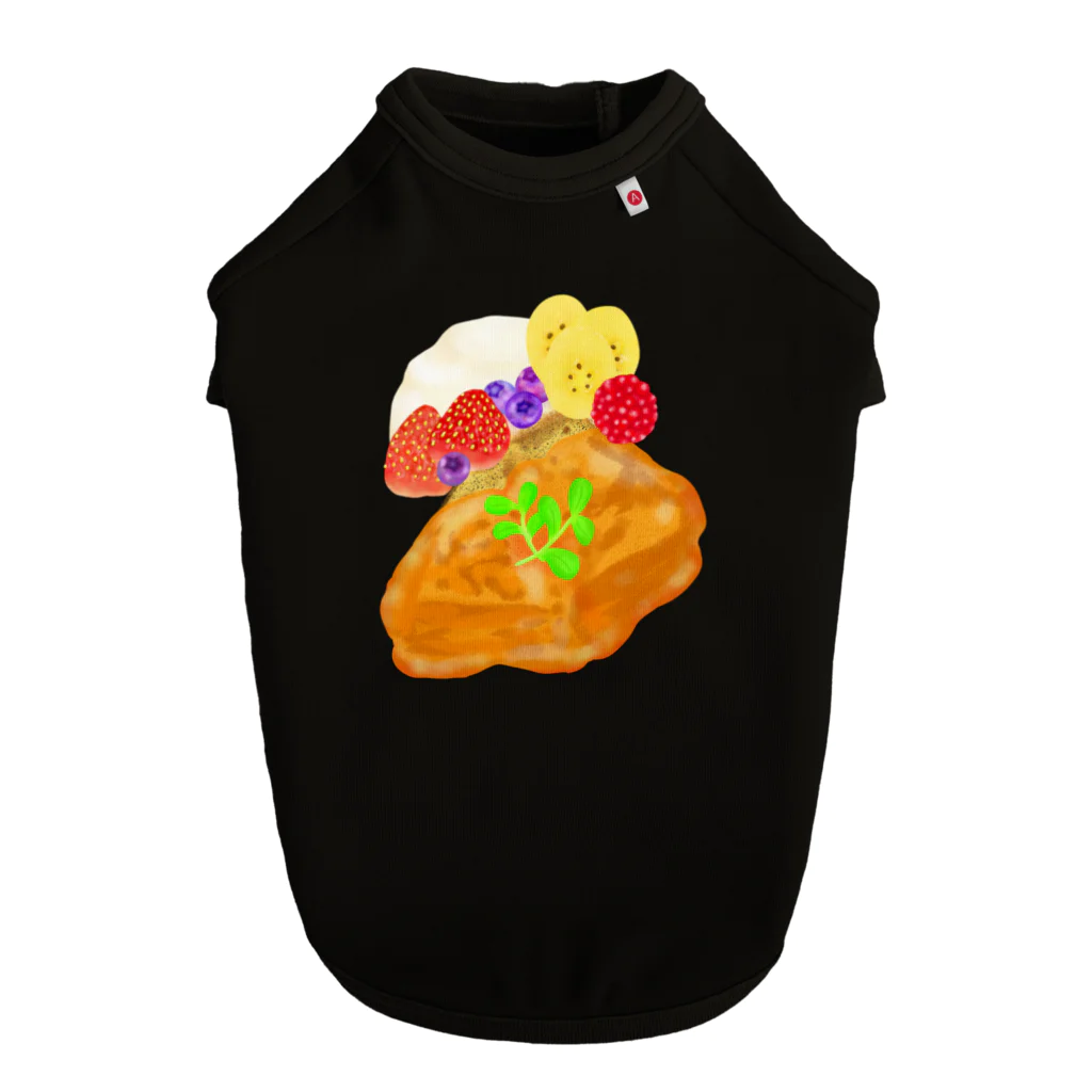 Lily bird（リリーバード）のベリーとクリームとフレンチトースト ドッグTシャツ