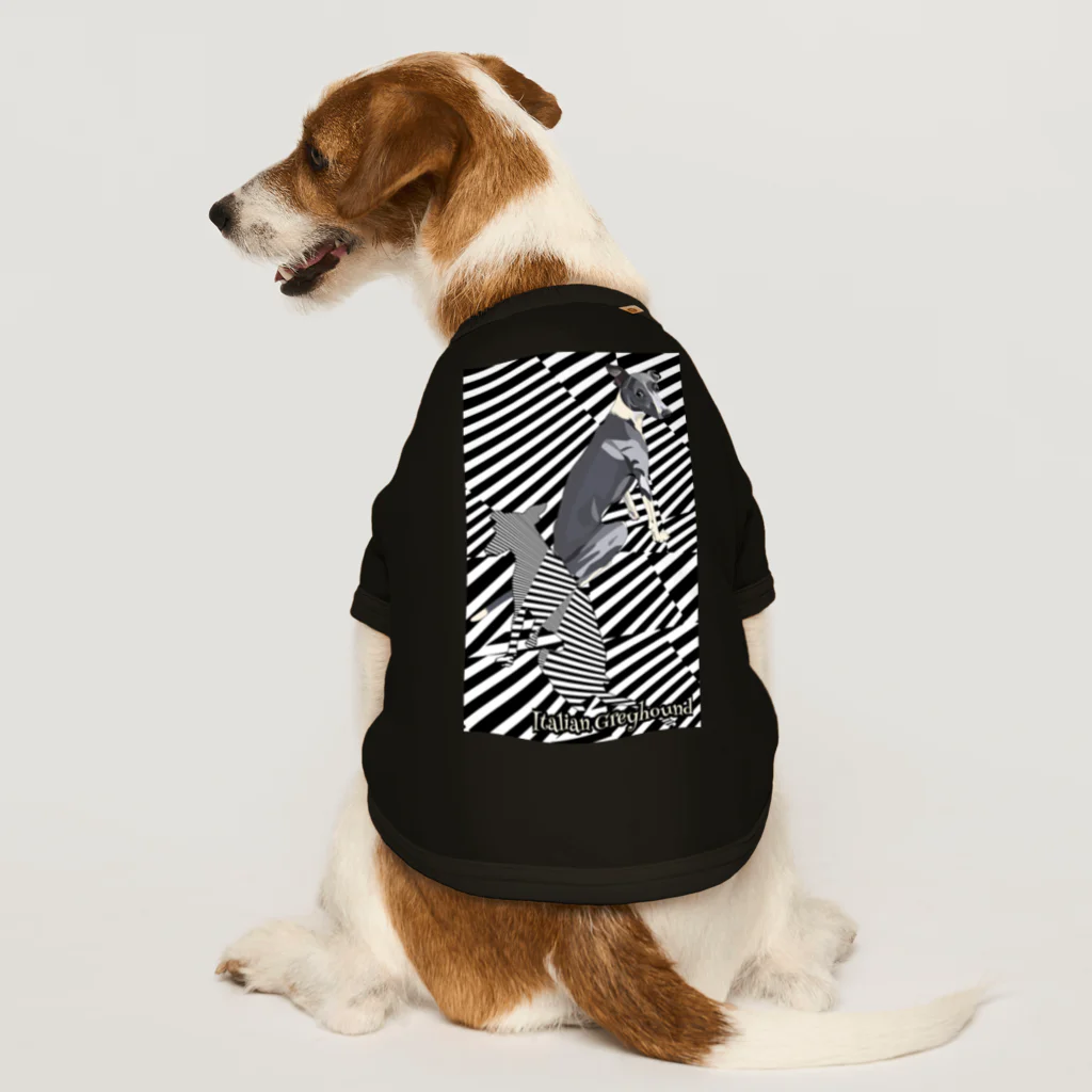 ハデ犬グッズ部門のイタグレ(ドッグTシャツ用) ドッグTシャツ