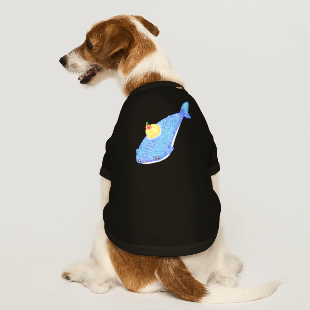 satoayaのアニマルカフェのシ―フードアニマル　クリームソーダジンベイ Dog T-shirt