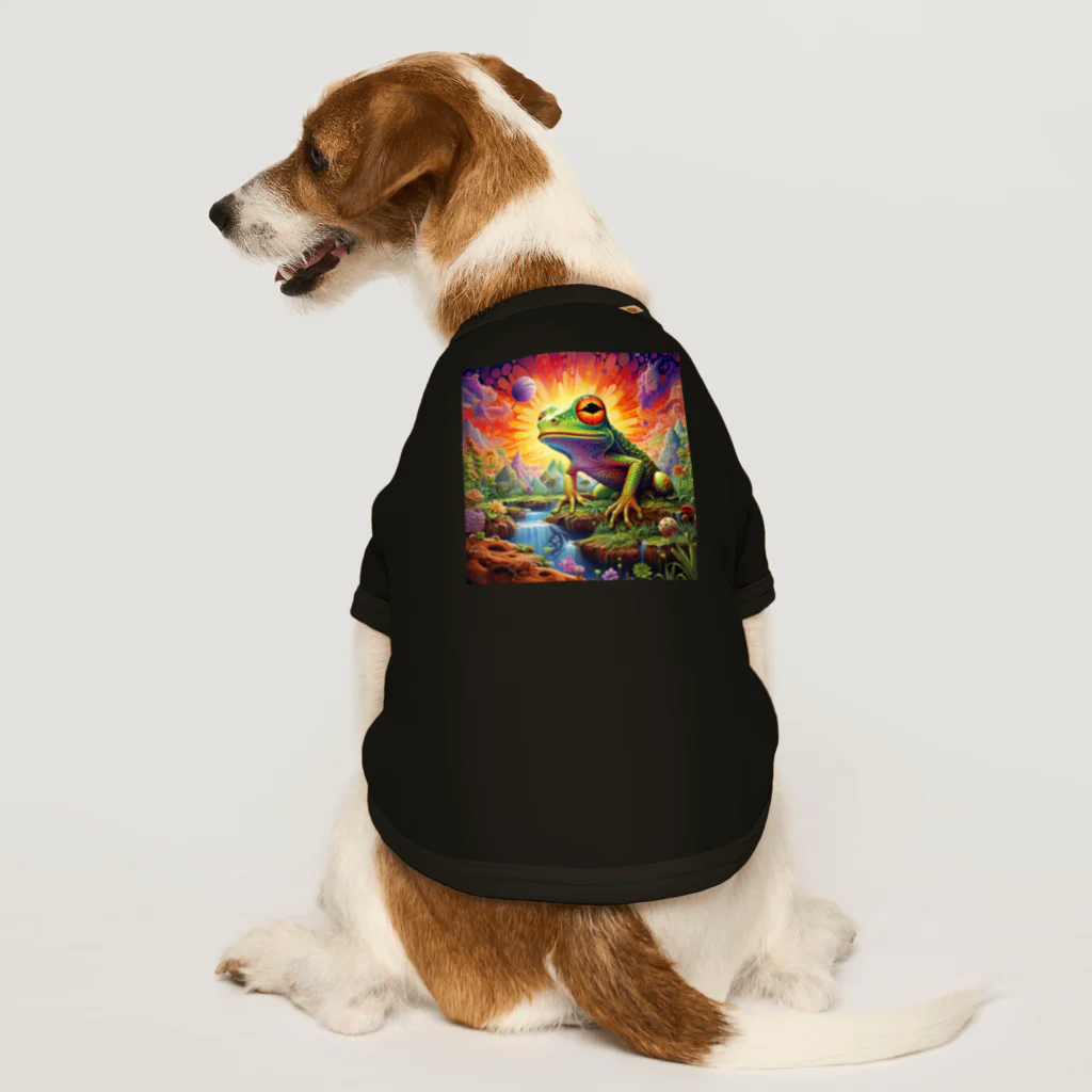 violetpennes23のカエル王国 Dog T-shirt