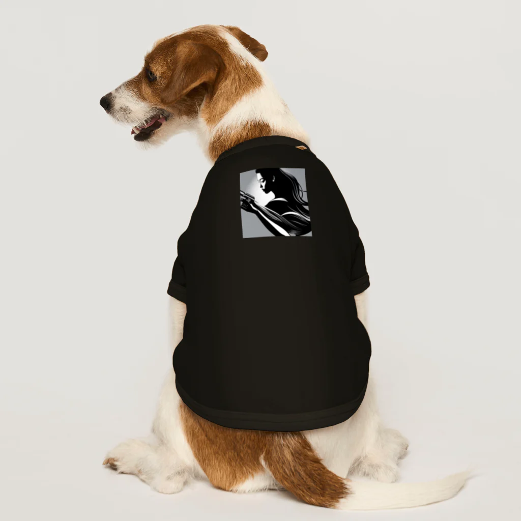  Neo Nature Threads（ネオ ネイチャー スレッズ）のアジアンビューティ・シルエットバトル Dog T-shirt