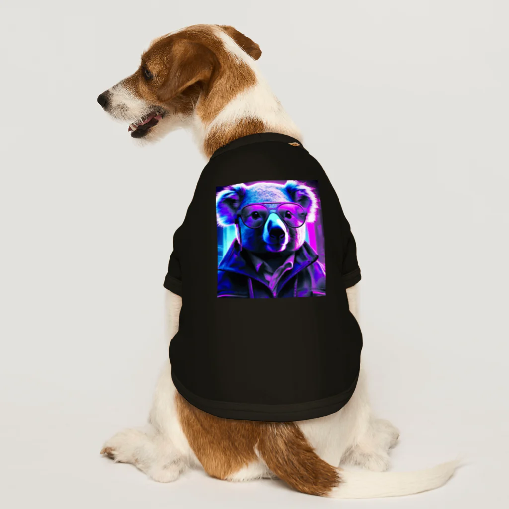 ゴーラッキーサンのリアルな眼鏡コアラ Dog T-shirt