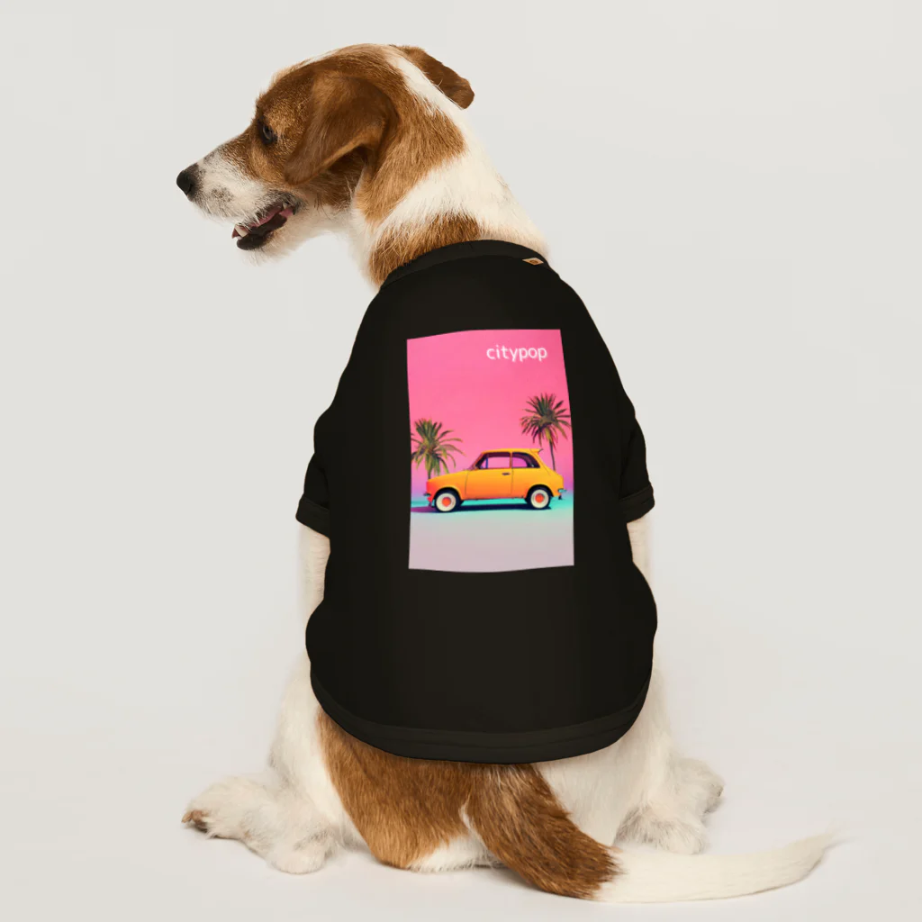 80s_popの80s CityPop No.19 Dog T-shirt