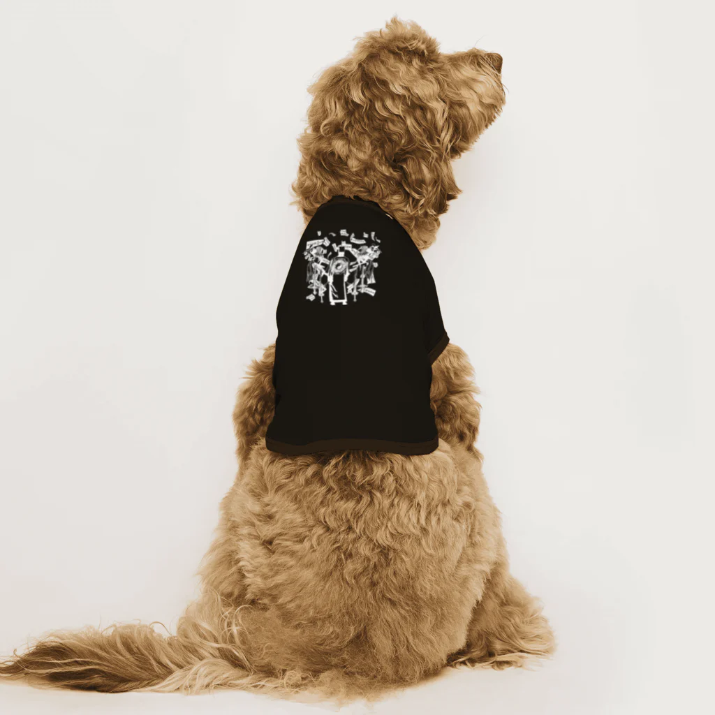 中華呪術堂（チャイナマジックホール）の【完全白】道士降臨  Dog T-shirt