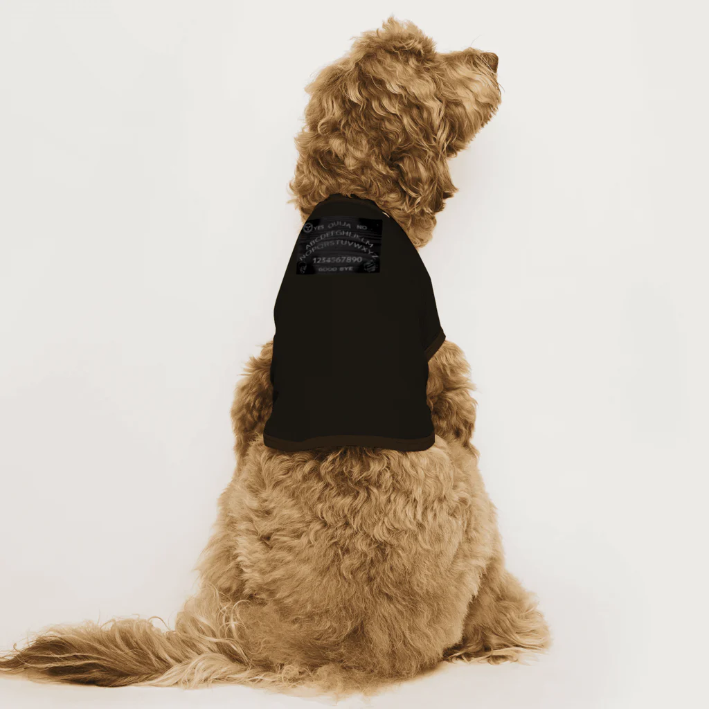 Ａ’ｚｗｏｒｋＳのBLACK OUIJA BOARD Dog T-shirt