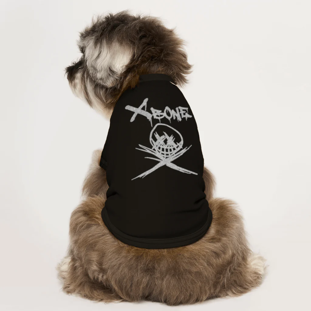 Ａ’ｚｗｏｒｋＳのRAKUGAKIXBONE WHTCAM Dog T-shirt