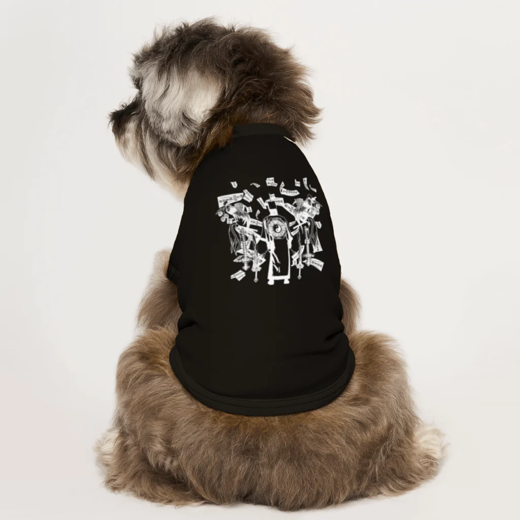 中華呪術堂（チャイナマジックホール）の【完全白】道士降臨  Dog T-shirt