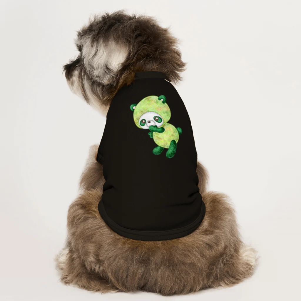 satoayaのアニマルカフェのフルーツアニマル　メロンパンダ Dog T-shirt