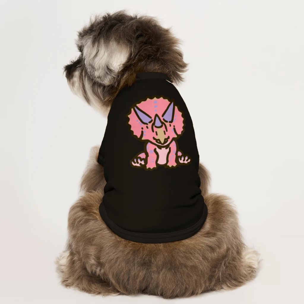 segasworksのホリドゥスちゃん（ゆるトリケラトプス ） Dog T-shirt