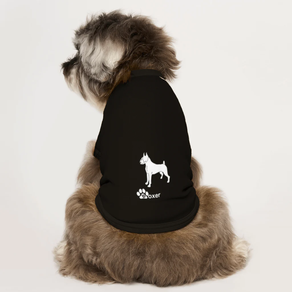 bow and arrow のボクサー Dog T-shirt