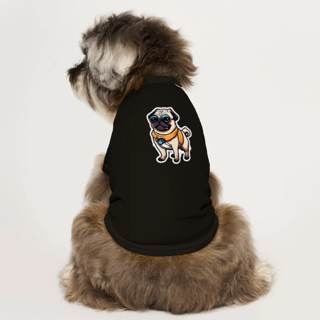 ern607の目がクリクリパグーちゃん Dog T-shirt