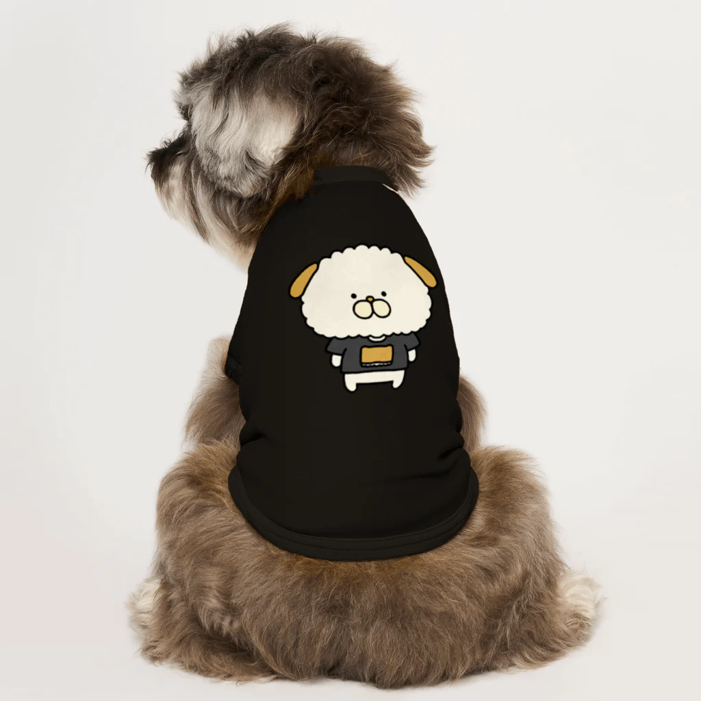 田中ぱんのぱんぱぱん SUZURI店のおいなりわん(わんわんばーじょん) Dog T-shirt