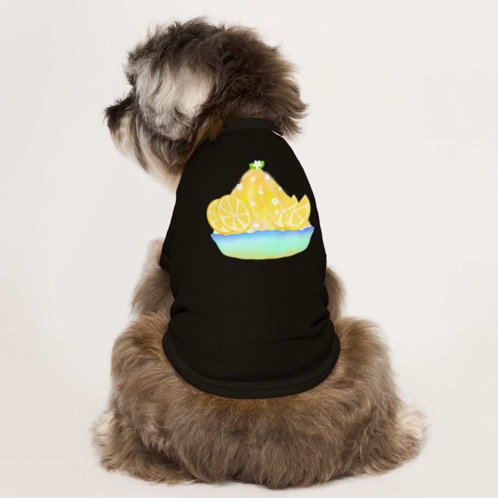 Lily bird（リリーバード）の蜂蜜レモンかき氷 Dog T-shirt