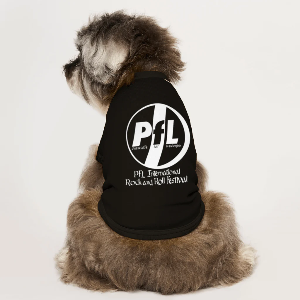 THE 凱旋門ズ OFFICIAL STOREのPfL International Official Goods -White Series- Dog T-shirt