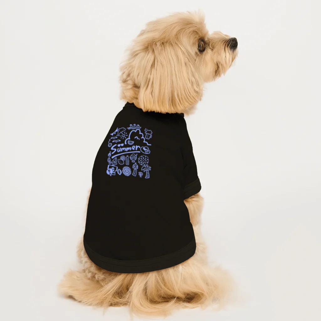 Andiamoの夏コレ（紫） Dog T-shirt