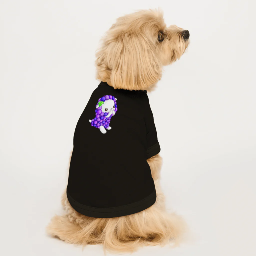 satoayaのアニマルカフェのフルーツアニマル　ブドウヒツジ Dog T-shirt