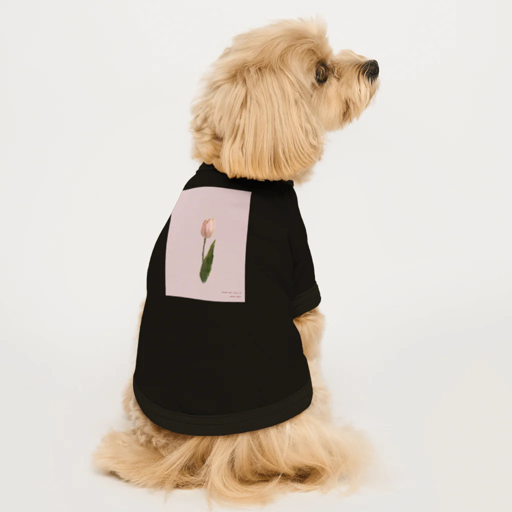 rilybiiの*Cherry Blossom ,Peach ,Tulip . Dog T-shirt