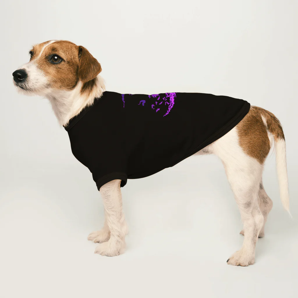 FAN-TANのBat Moon(パープル) Dog T-shirt