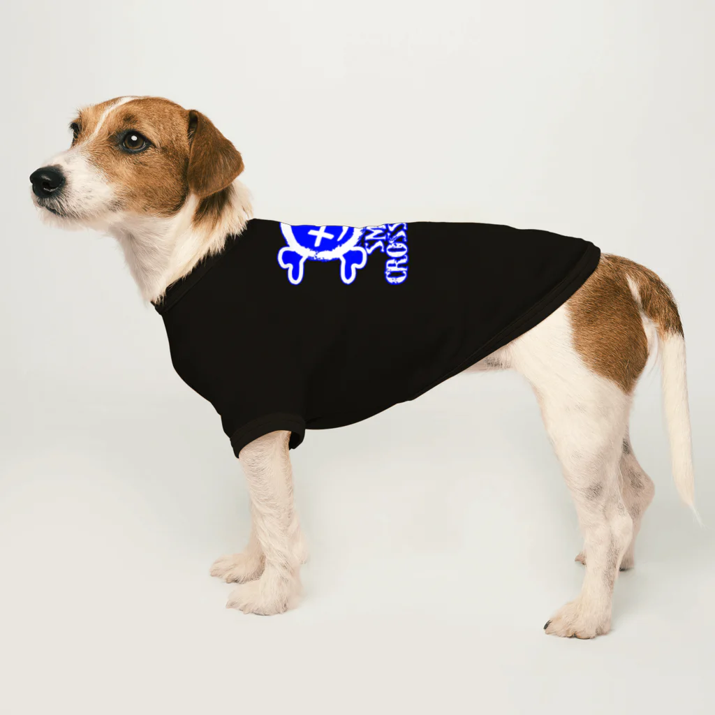 Ａ’ｚｗｏｒｋＳのニコちゃんクロスボーン BLU Dog T-shirt