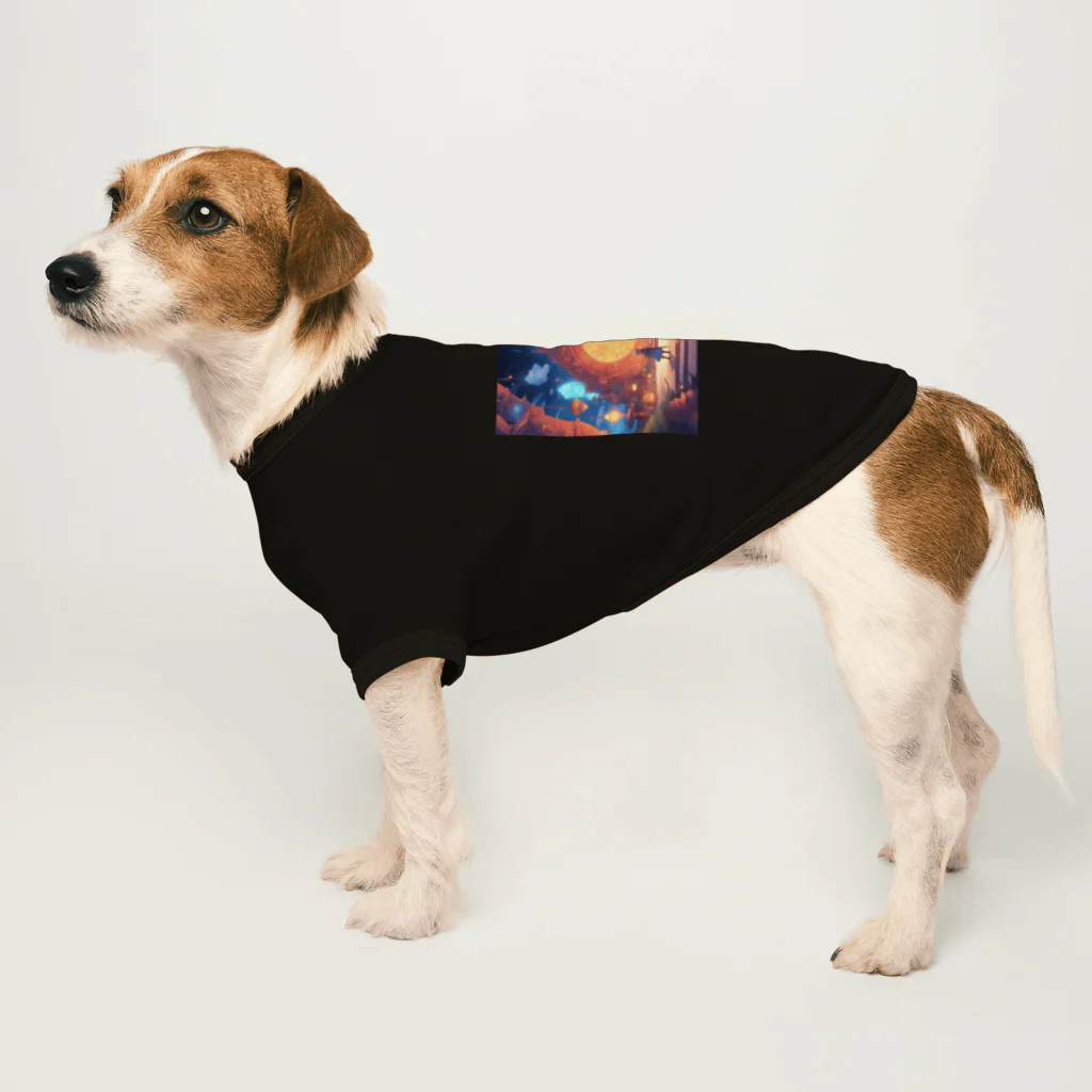 K-TRのファンタジーイラスト Dog T-shirt