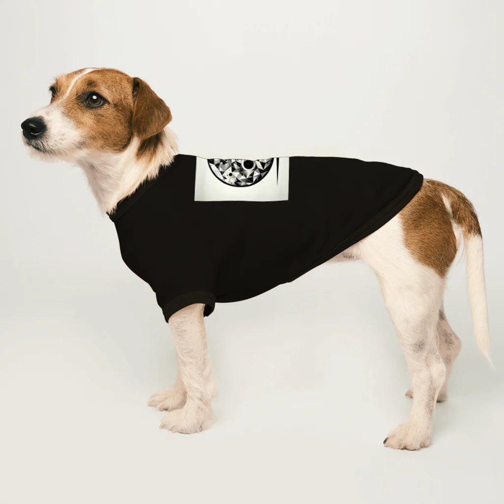 BochiBoochi-walkerのジオメトリーA9 Dog T-shirt