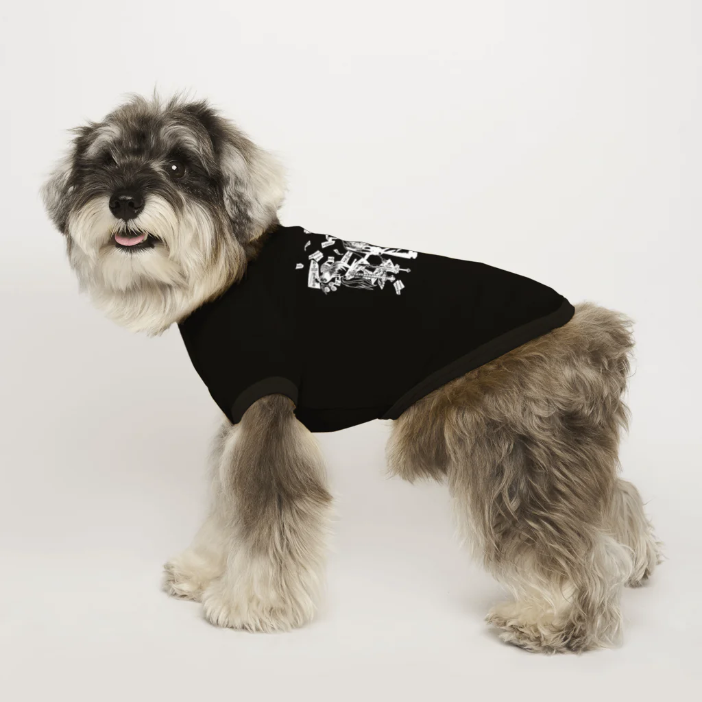 中華呪術堂（チャイナマジックホール）の【完全白】道士降臨  Dog T-shirt