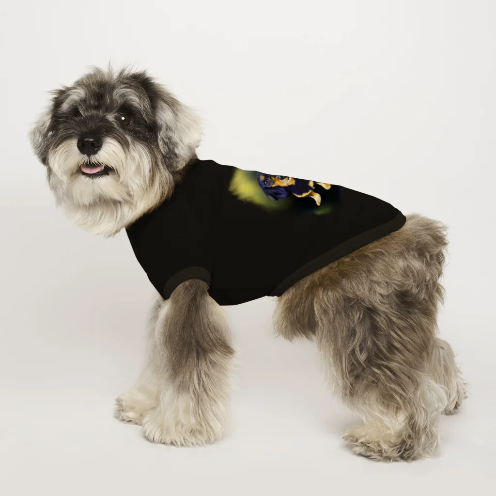 CELLOtoNERIのブラックタン Dog T-shirt