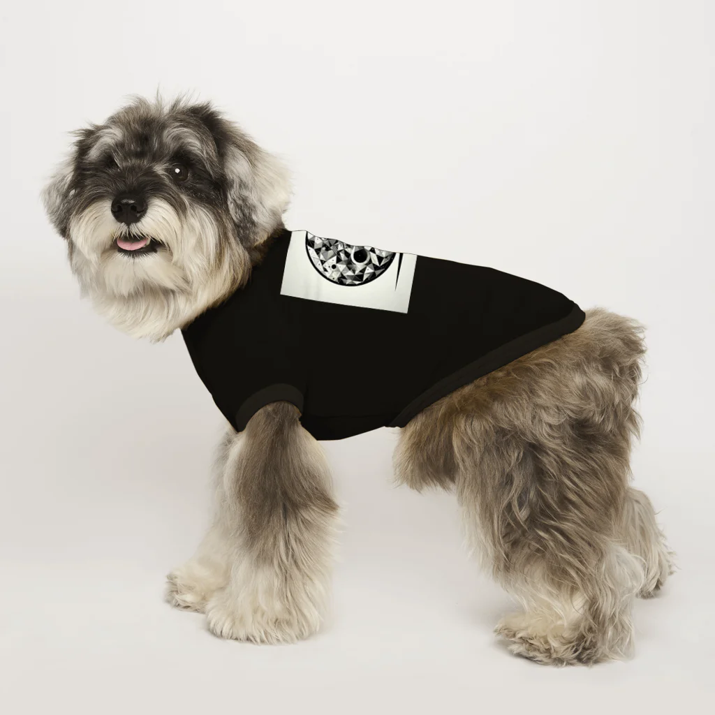 BochiBoochi-walkerのジオメトリーA9 Dog T-shirt