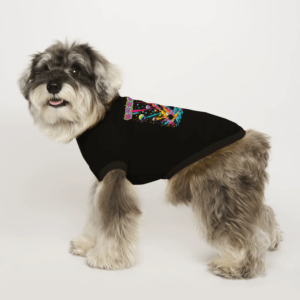 NeuralWearDesignsのGalactic Cleanup Crew: Space Edition Dog T-shirt