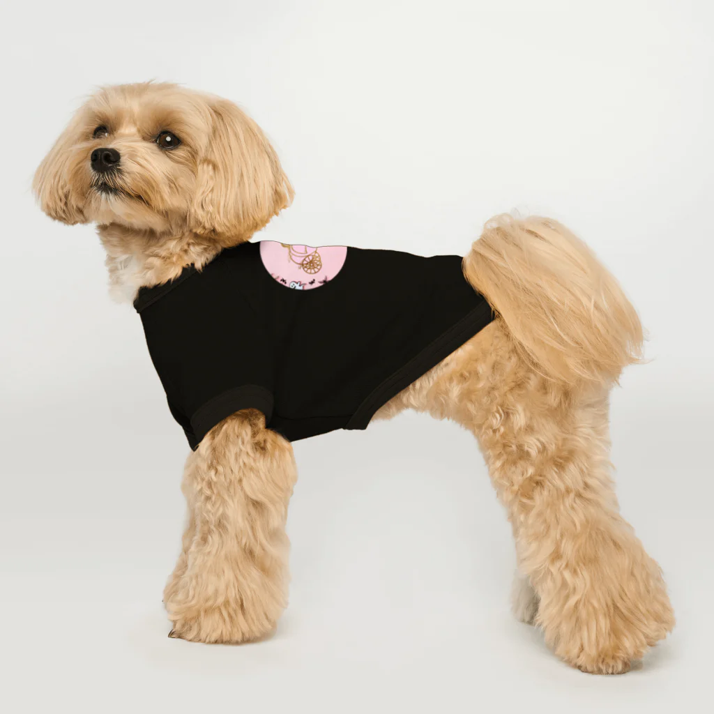 nene-cocoのピンクの馬車 Dog T-shirt