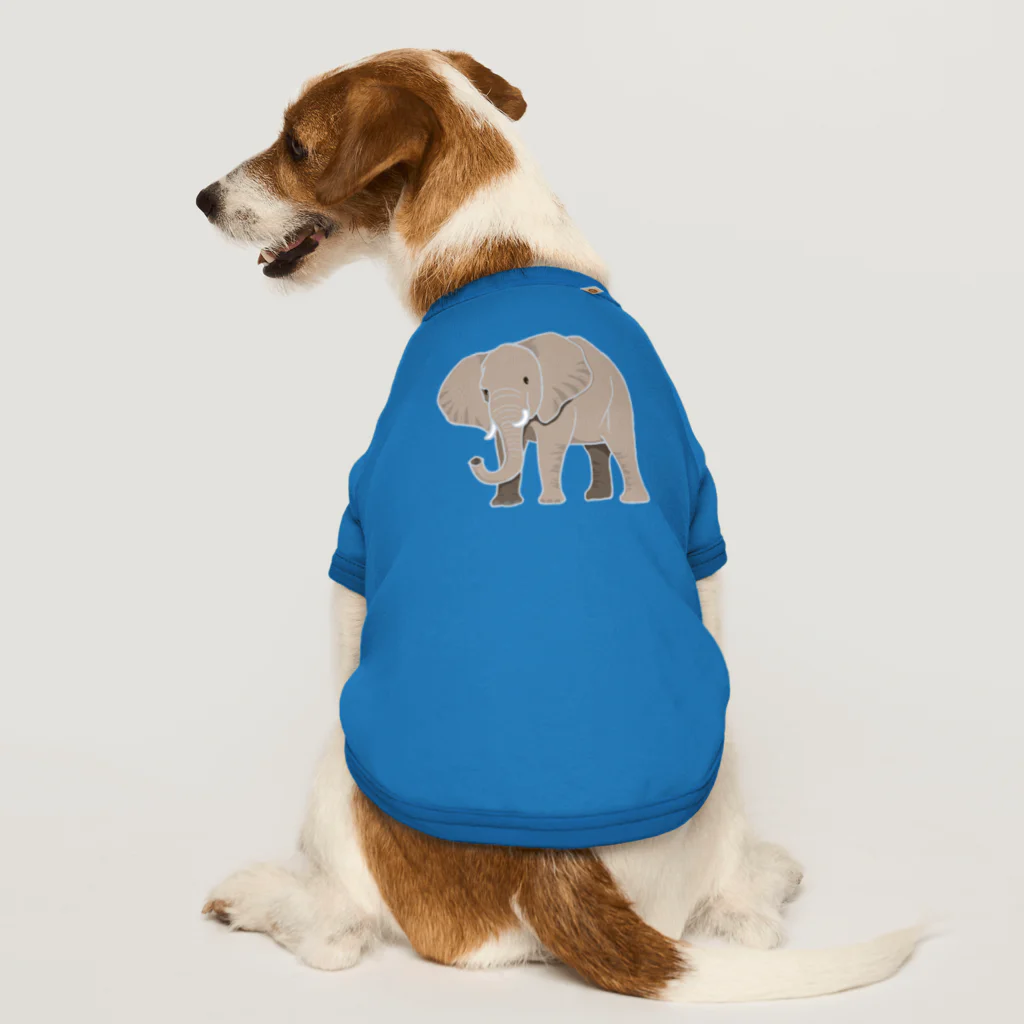 LalaHangeulのアフリカゾウさん Dog T-shirt