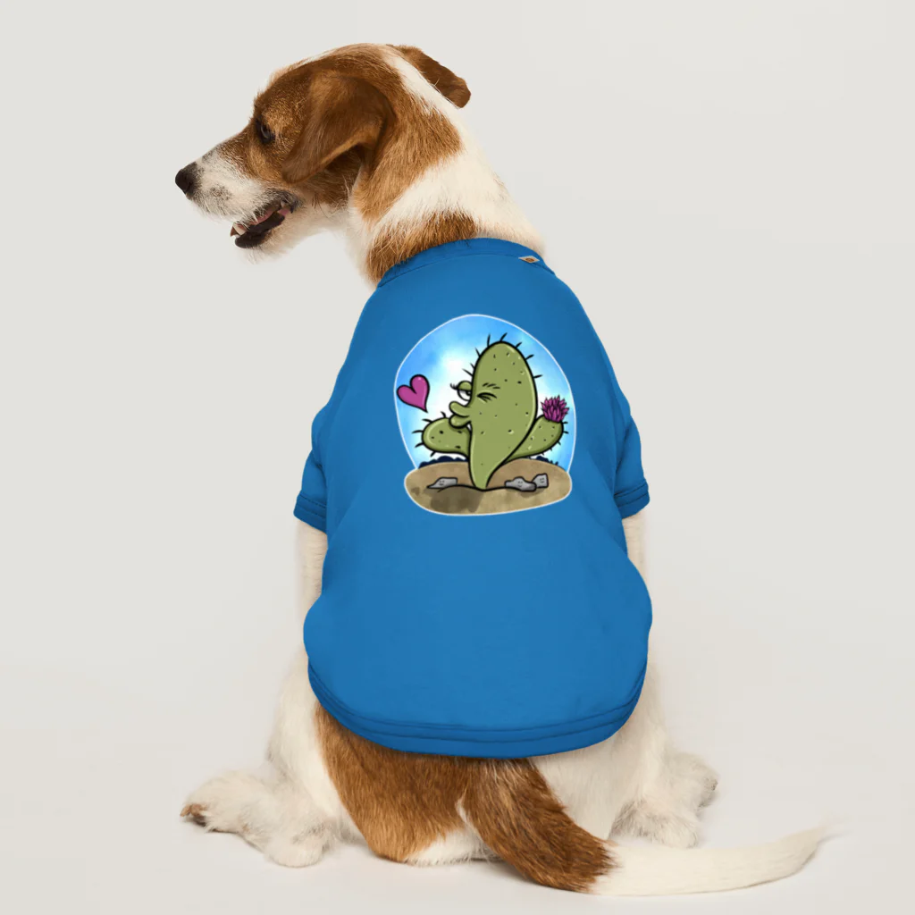 Realm of Ramblesのサボテン - 投げキス Dog T-shirt