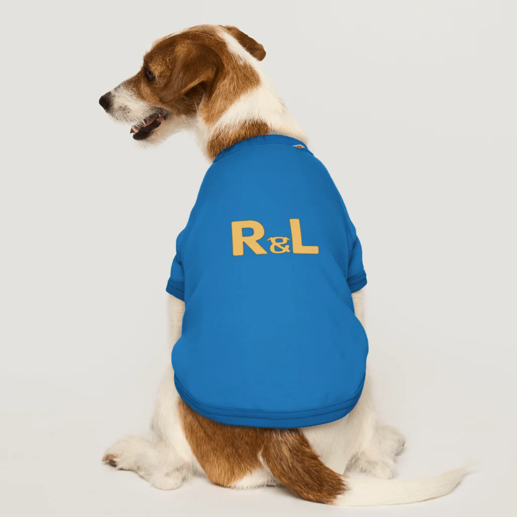 sashachaの【R＆L】オリジナルDog Tシャツ(ポップロゴ) Dog T-shirt