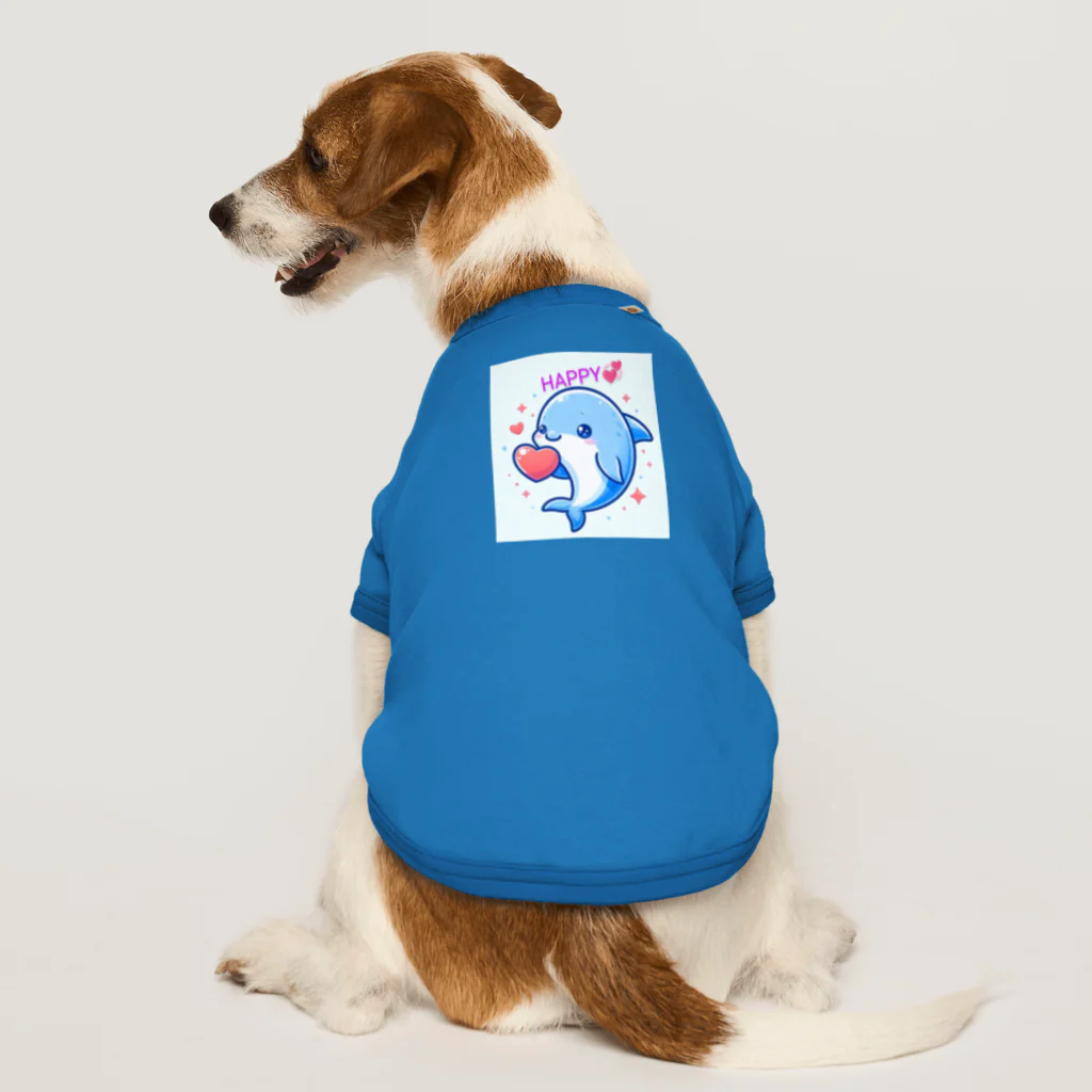 終わらない夢🌈の可愛いイルカちゃん🐬💞 Dog T-shirt