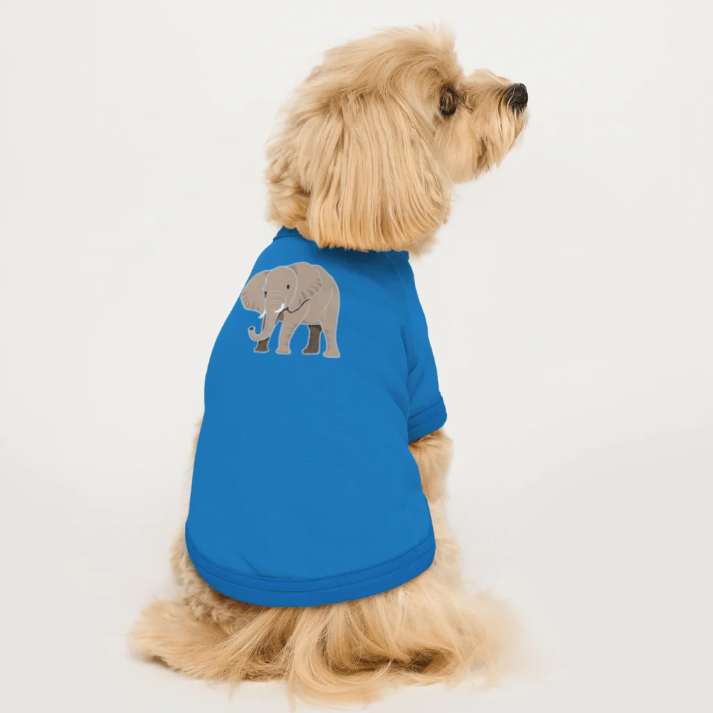 LalaHangeulのアフリカゾウさん Dog T-shirt