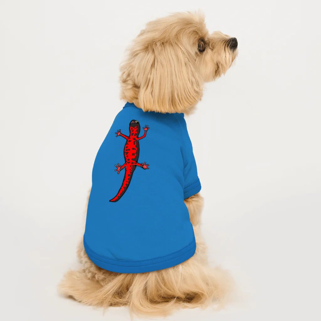 LalaHangeulのアカハライモリさん　文字無し Dog T-shirt