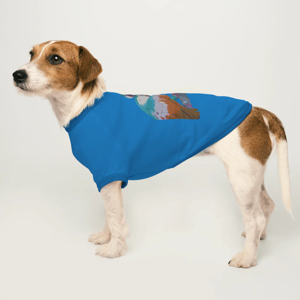 poppy22のおでこかじり鳥 Dog T-shirt