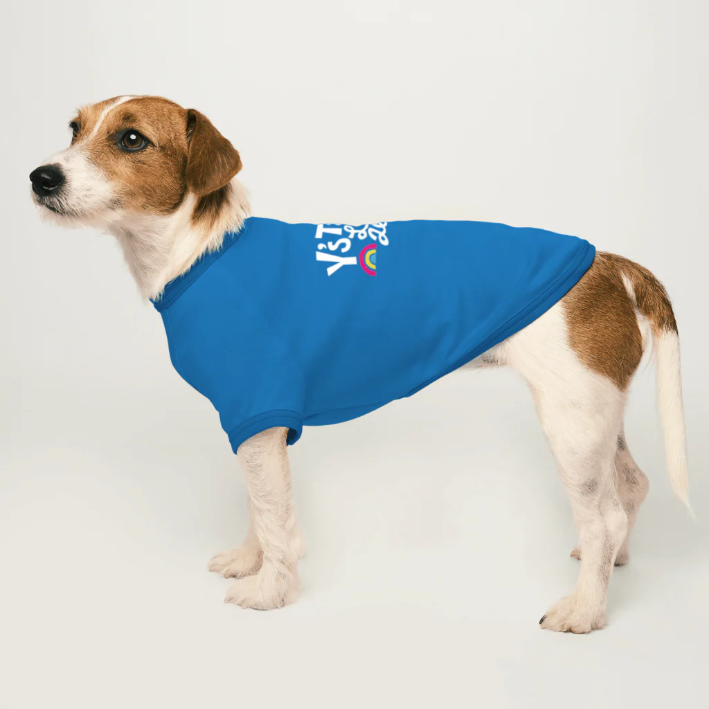 Y's TennisのY's Tennisカラフルロゴ Dog T-shirt