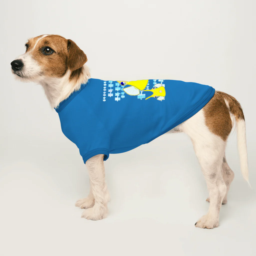 LalaHangeulのコンゴウフグが2匹います　ハングルデザイン Dog T-shirt